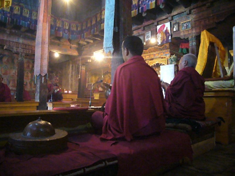 Travel - India - Ladakh - Thikse - The Top - Prayers